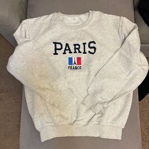 Paris, France Oversized Crewneck